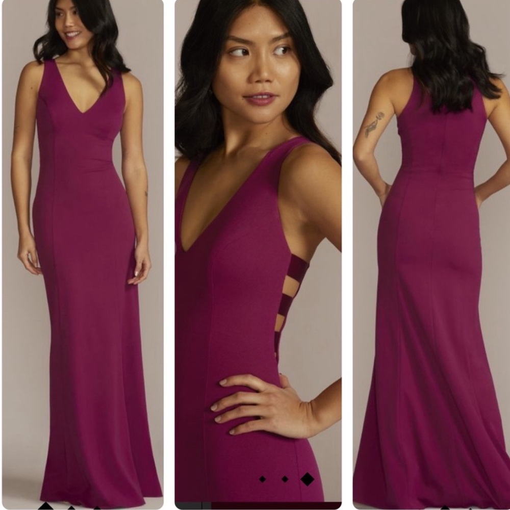 David’s Bridal, DB Studio Crepe Sheath Dress
